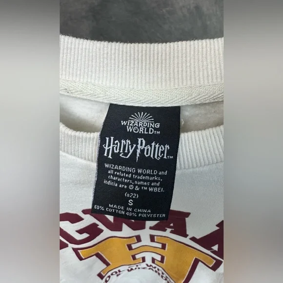 Harry Potter Hogwarts Sweatshirt | Wizarding World Graphic Pullover | Small - Picture 3 of 6